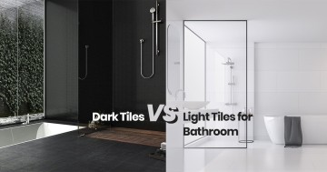 Gạch tối màu hay gạch sáng màu? Lựa chọn lý tưởng cho phòng tắm, nhà vệ sinh