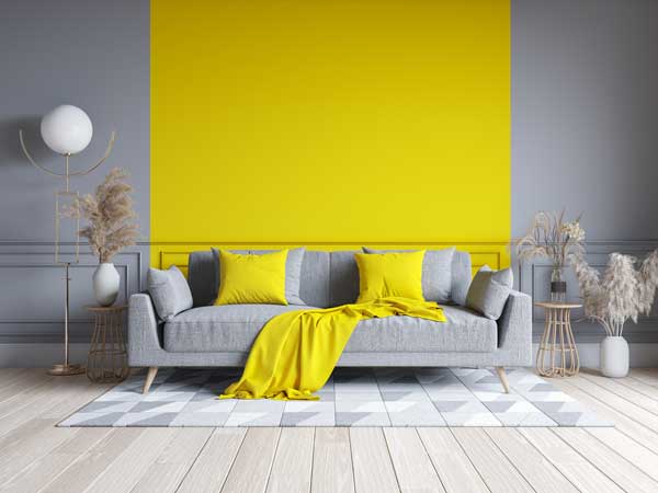 sơn nhà màu vàng kết hợp với màu gì