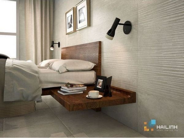 Gạch Tây Ban Nha cho phòng ngủ phong cách tối giản
