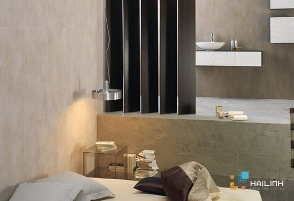 Gạch Tây Ban Nha cho phòng ngủ phong cách tối giản