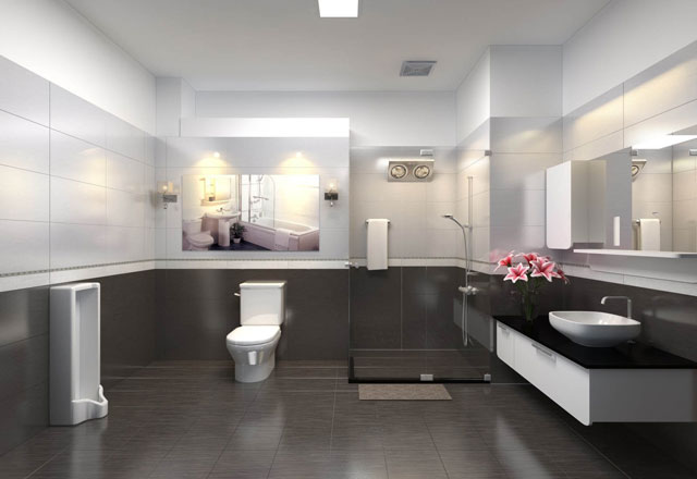 Tuyển tập mẫu gạch ốp nhà tắm đẹp 30x90 cho biệt thự cao cấp