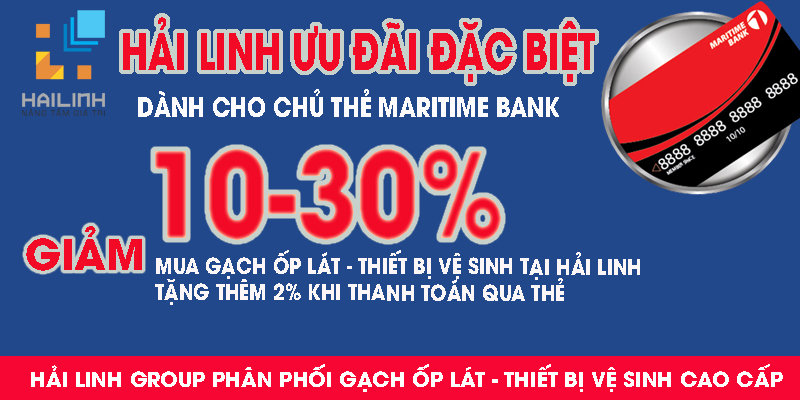 Siêu ưu đãi cho chủ thẻ Maritime Bank tại Showroom Hải Linh