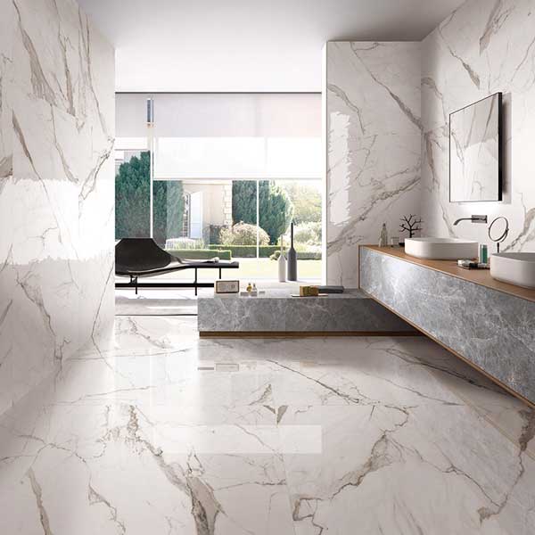 xu hướng dùng gạch ốp lát vân đá marble