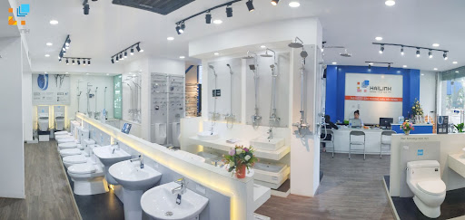showroom-thiet-bi-ve-sinh khong gian trung bay thiet bi ve sinh tai Hai Linh