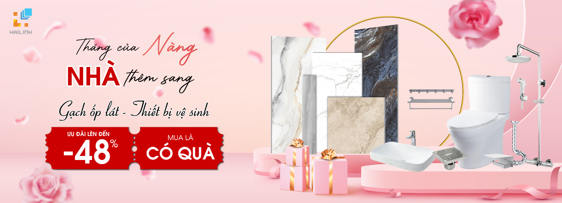 tháng của nàng nhà thêm sang mua là có quà - ưu đãi tại Hải Linh 10/2025